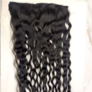 Hair extension with 3 clips,5 Clips and bridal makeup up